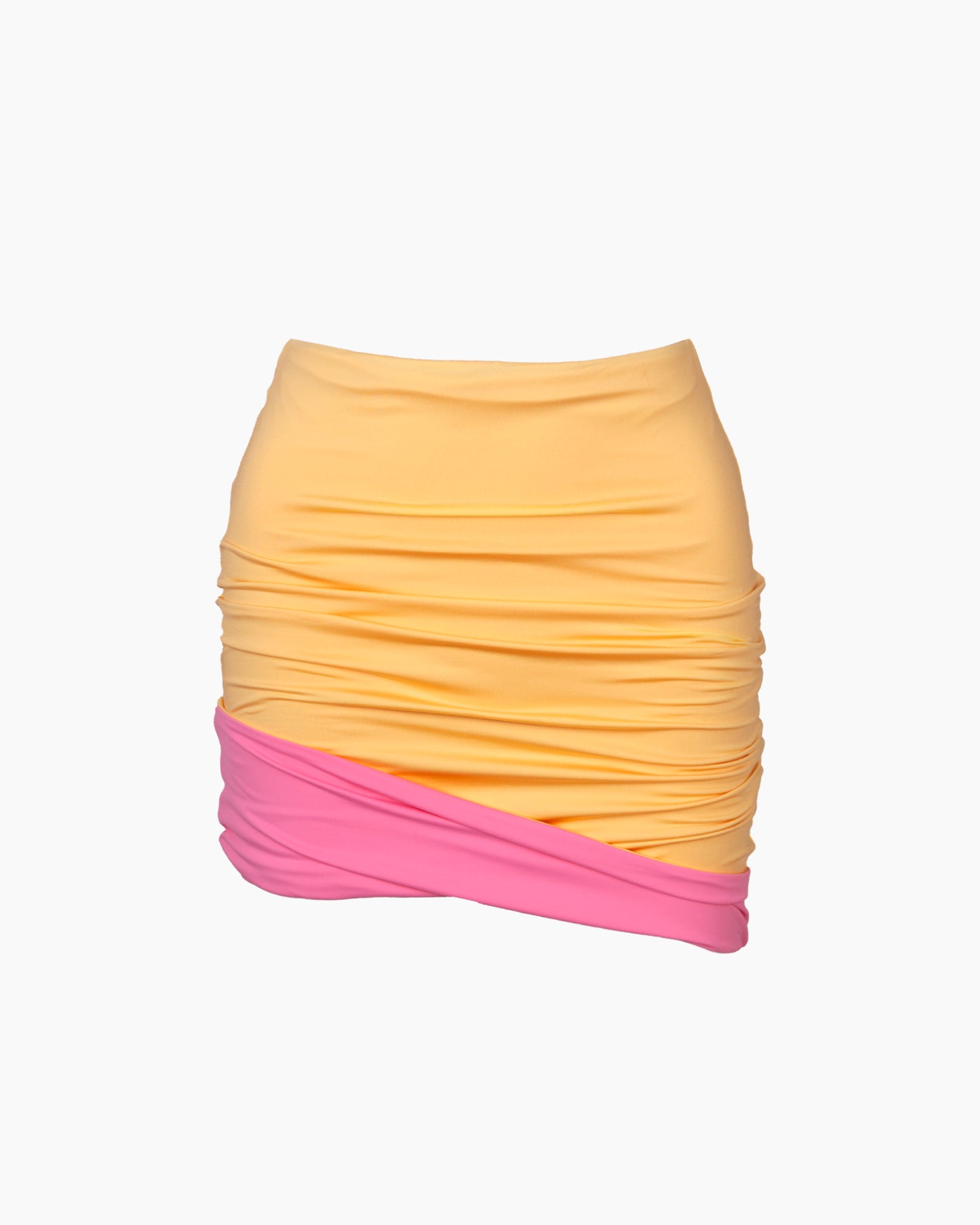 DEVA SKIRT - Floral Pink & Sunny Yellow