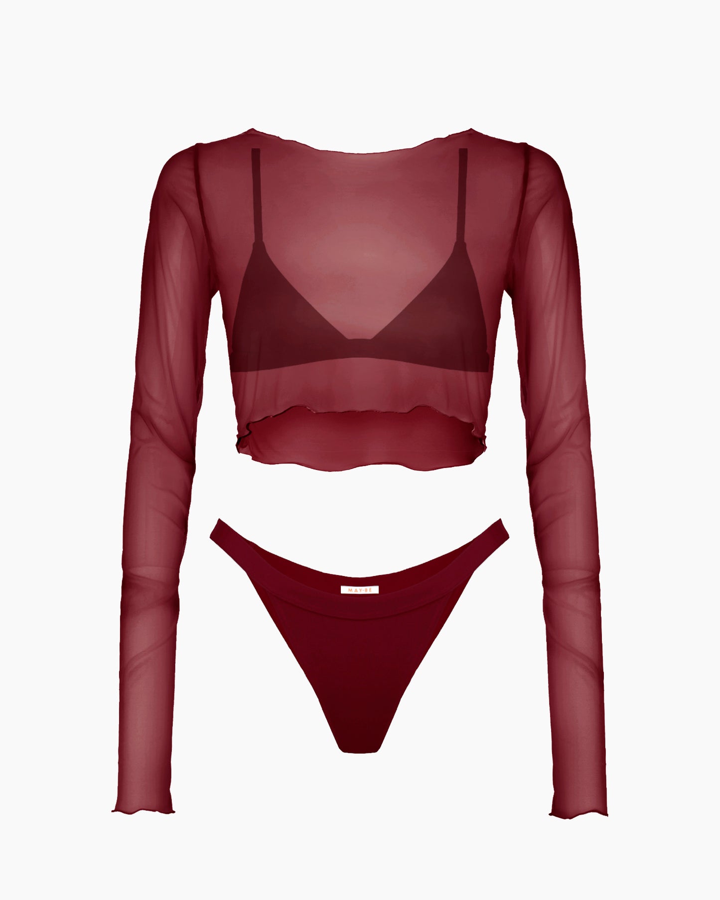 NEFELI METI SET - Burgundy