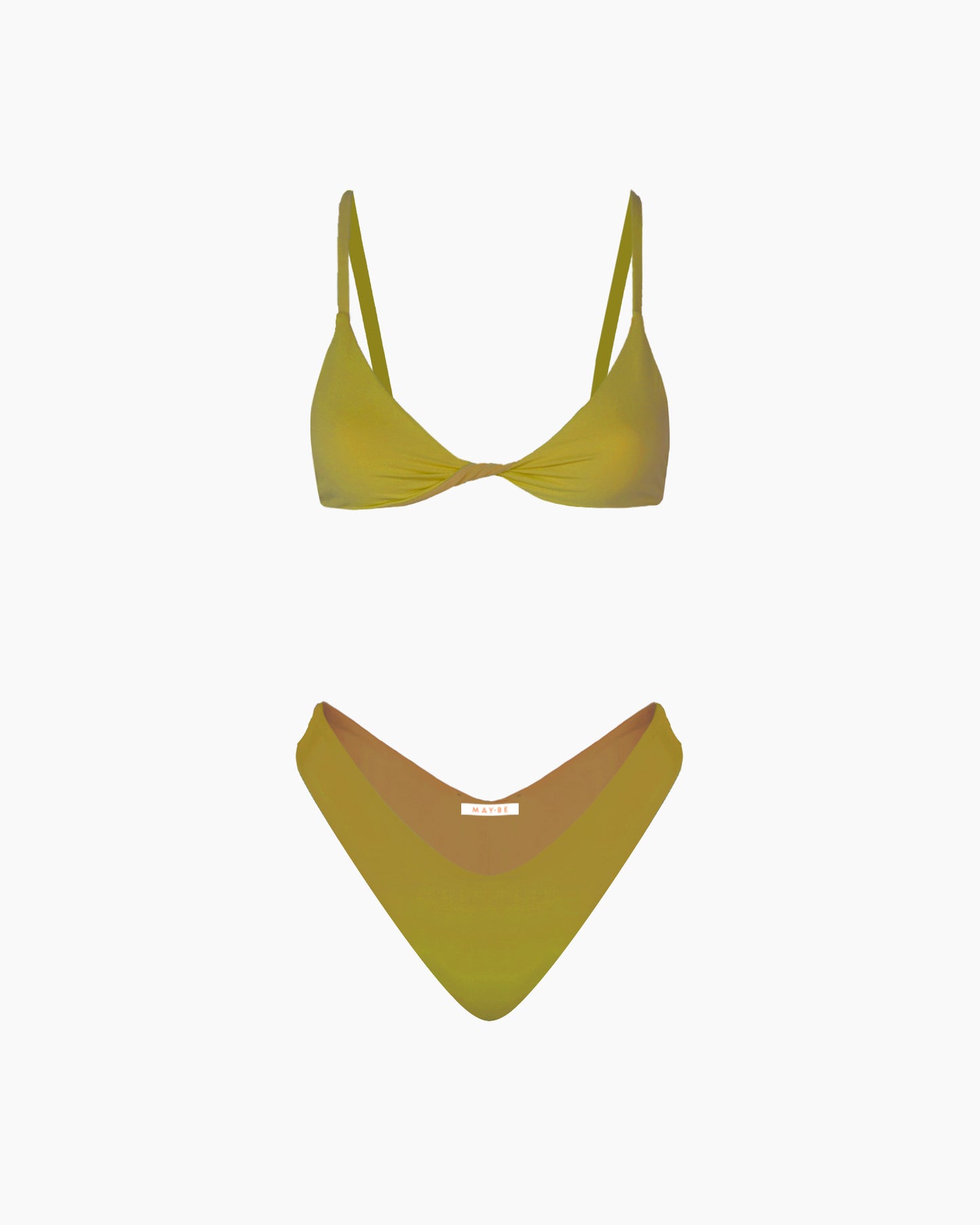 NEREA BIKINI - Cognac & Pistachio
