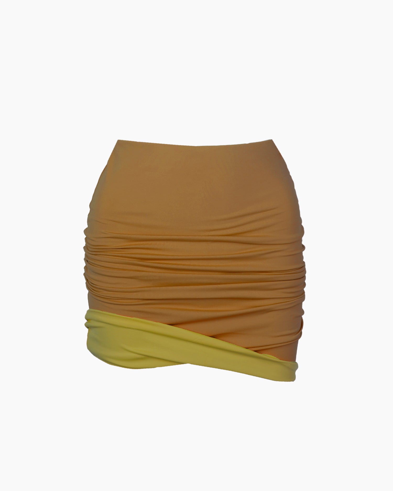 DEVA SKIRT - Cognac & Pistachio