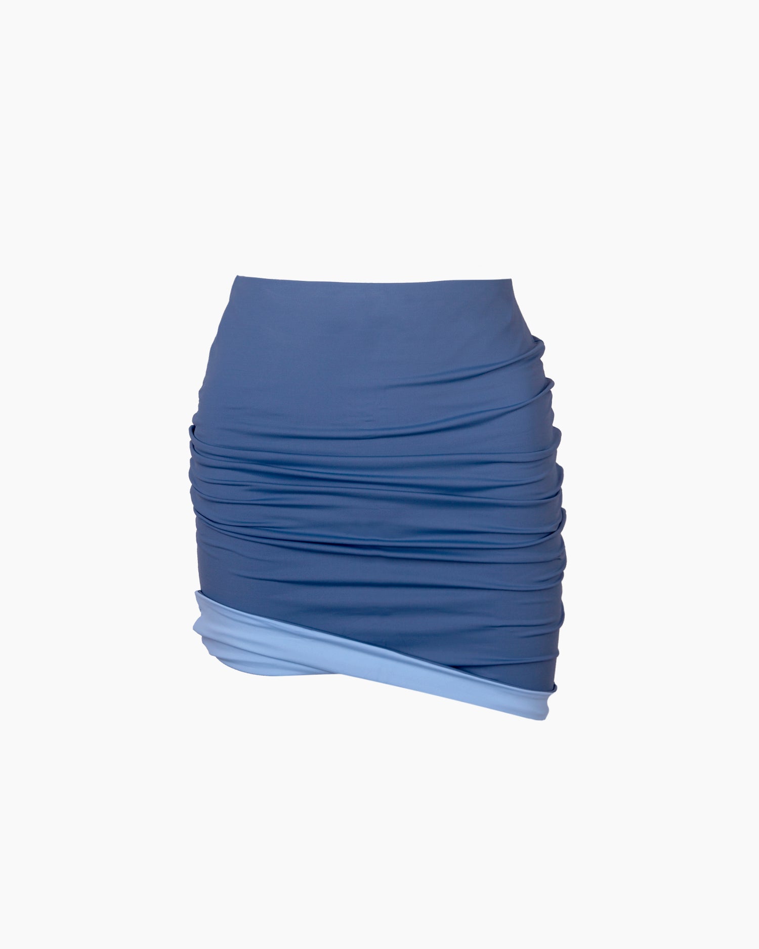DEVA SKIRT - Jeans & Sky Blue