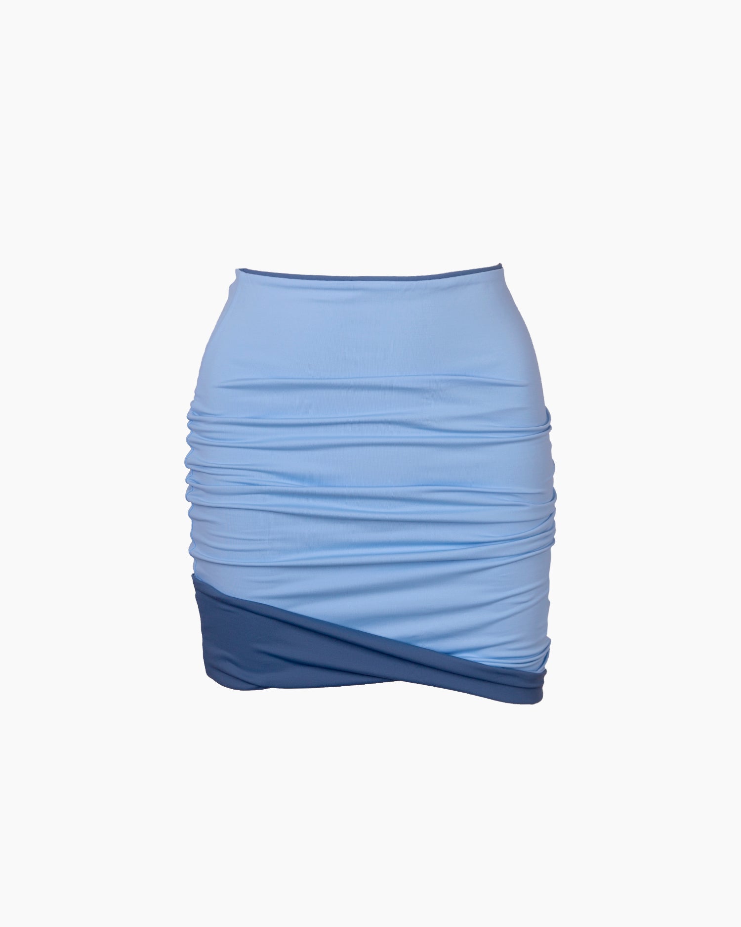 DEVA SKIRT - Jeans & Sky Blue