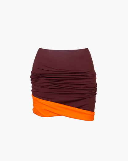 DEVA SKIRT - MODICA & TANGERINE