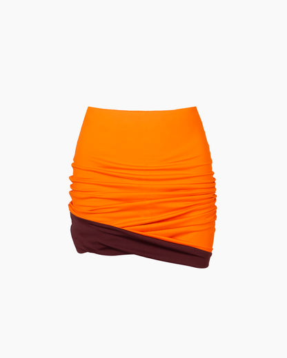 DEVA SKIRT - MODICA & TANGERINE