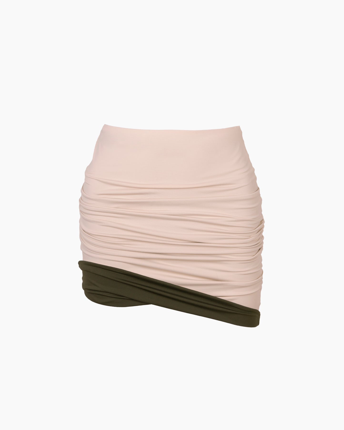 DEVA SKIRT - SAND & JUNGLE GREEN