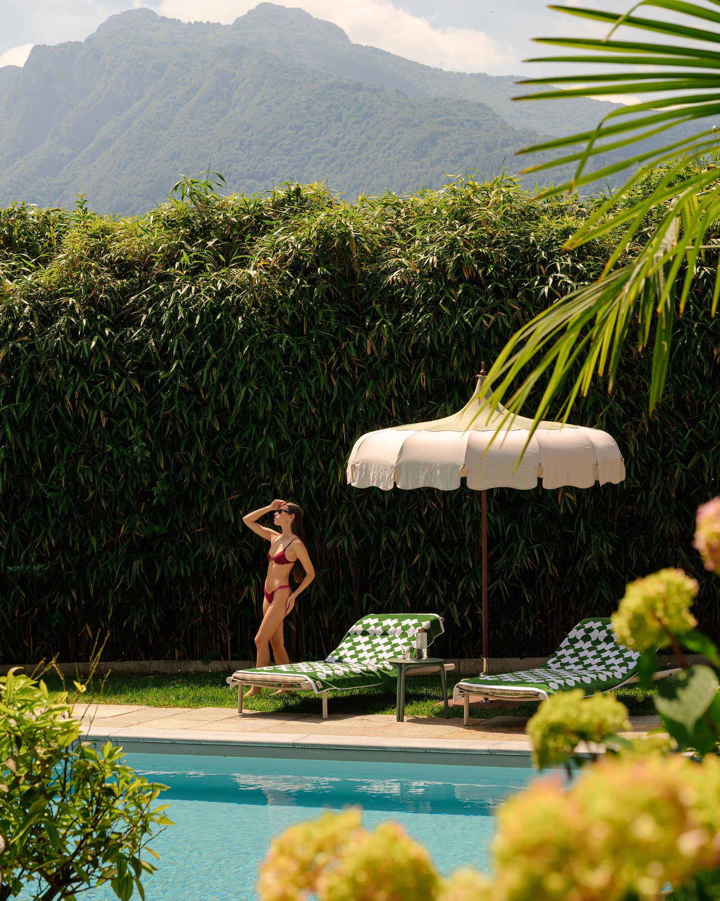 NEREA BIKINI - Burgundy & Lipstick