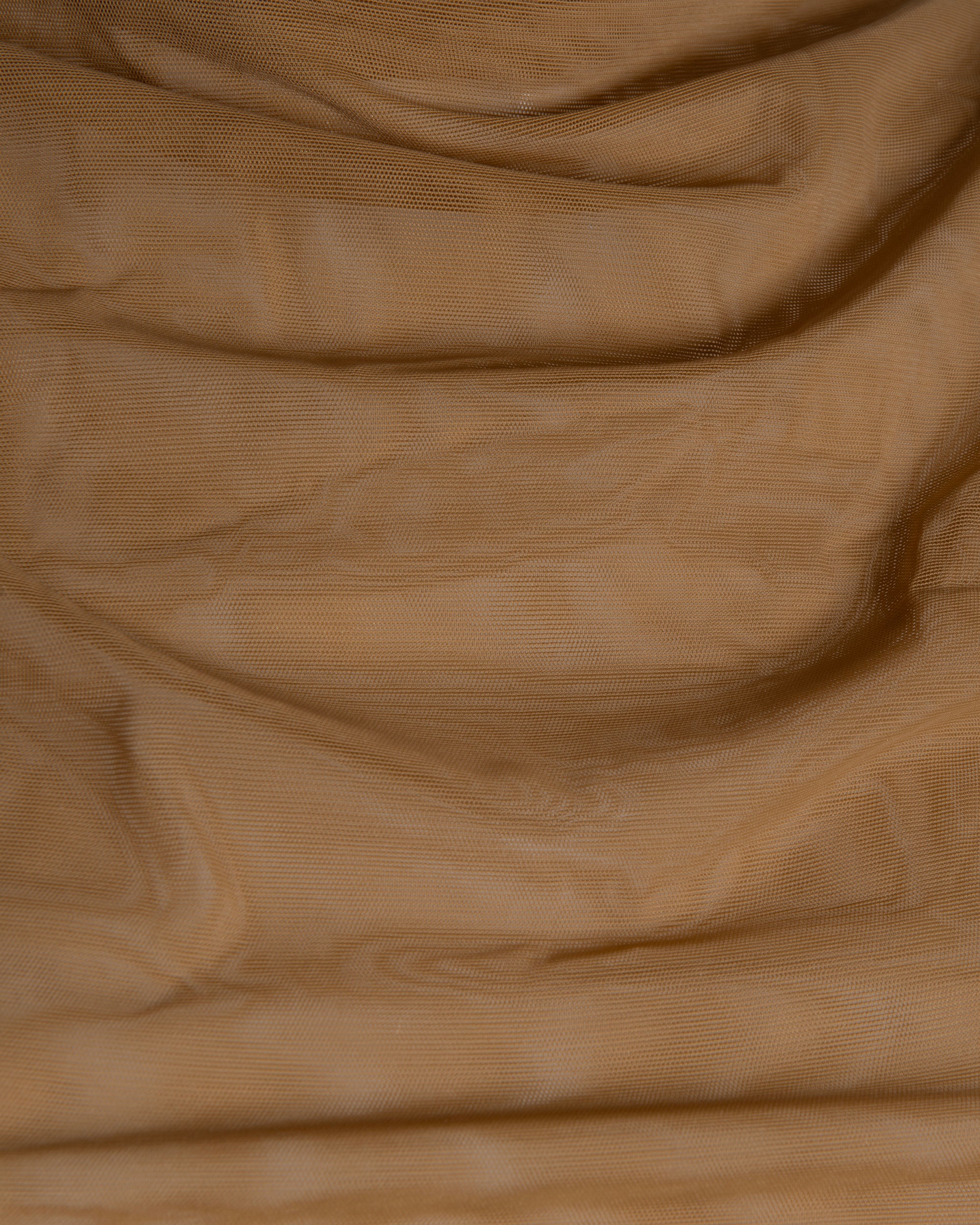 EBE MESH TOP - Cognac