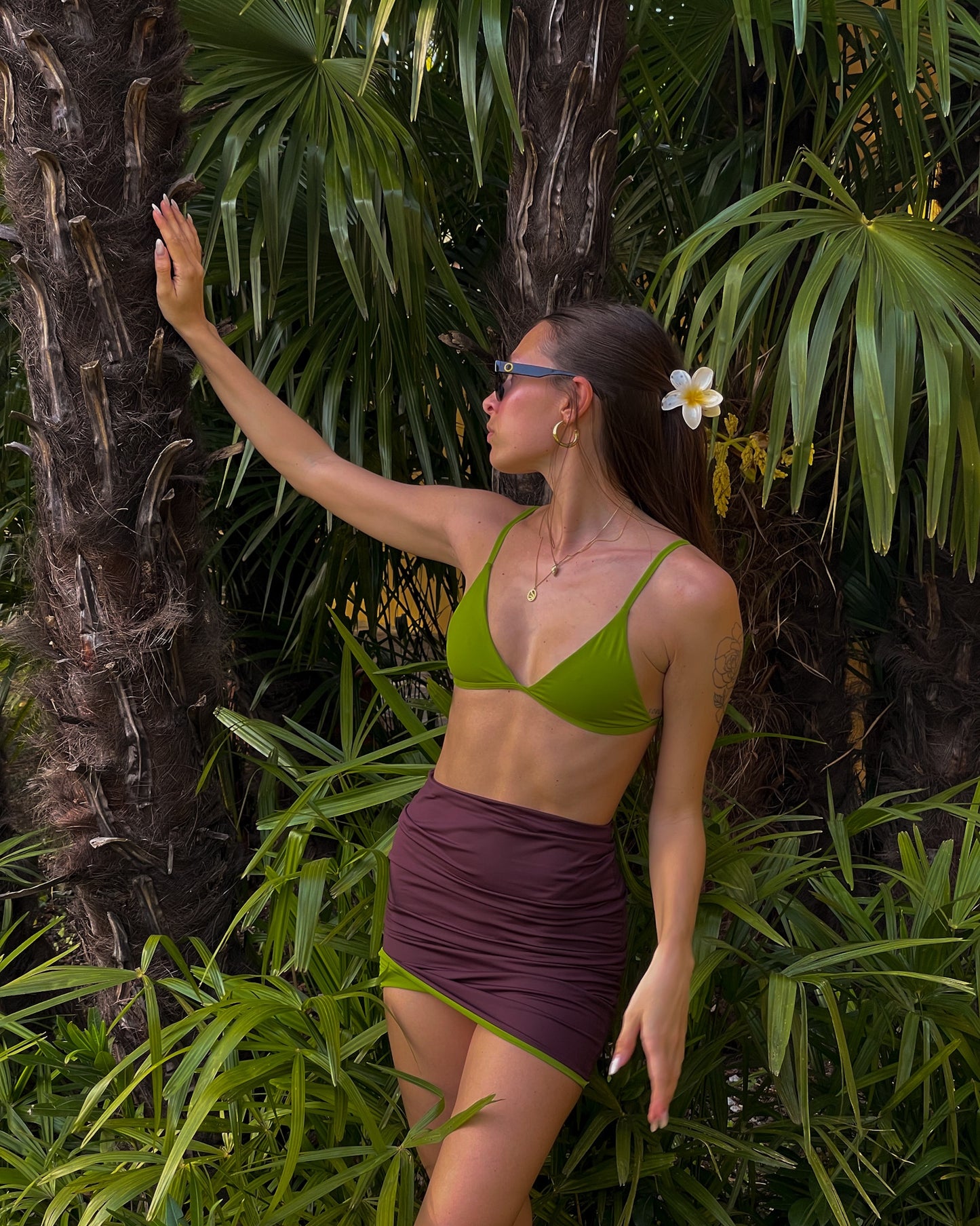 DEVA SKIRT - Modica & Avocado