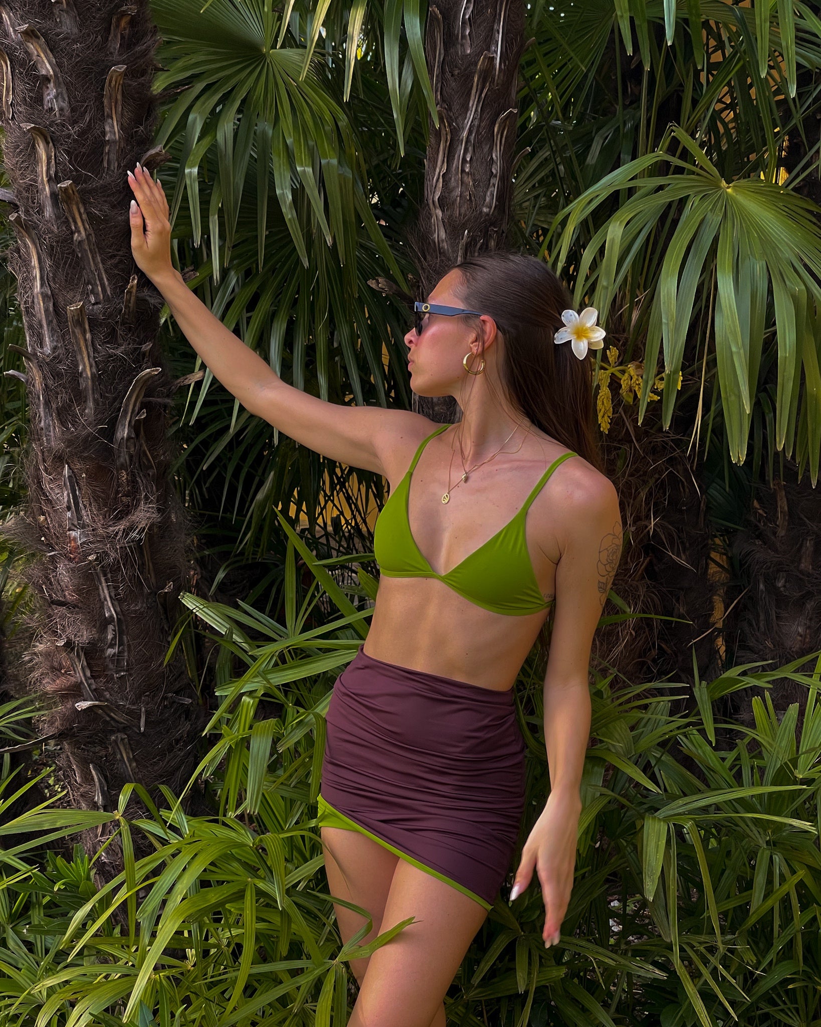 DEVA SKIRT - Modica & Avocado