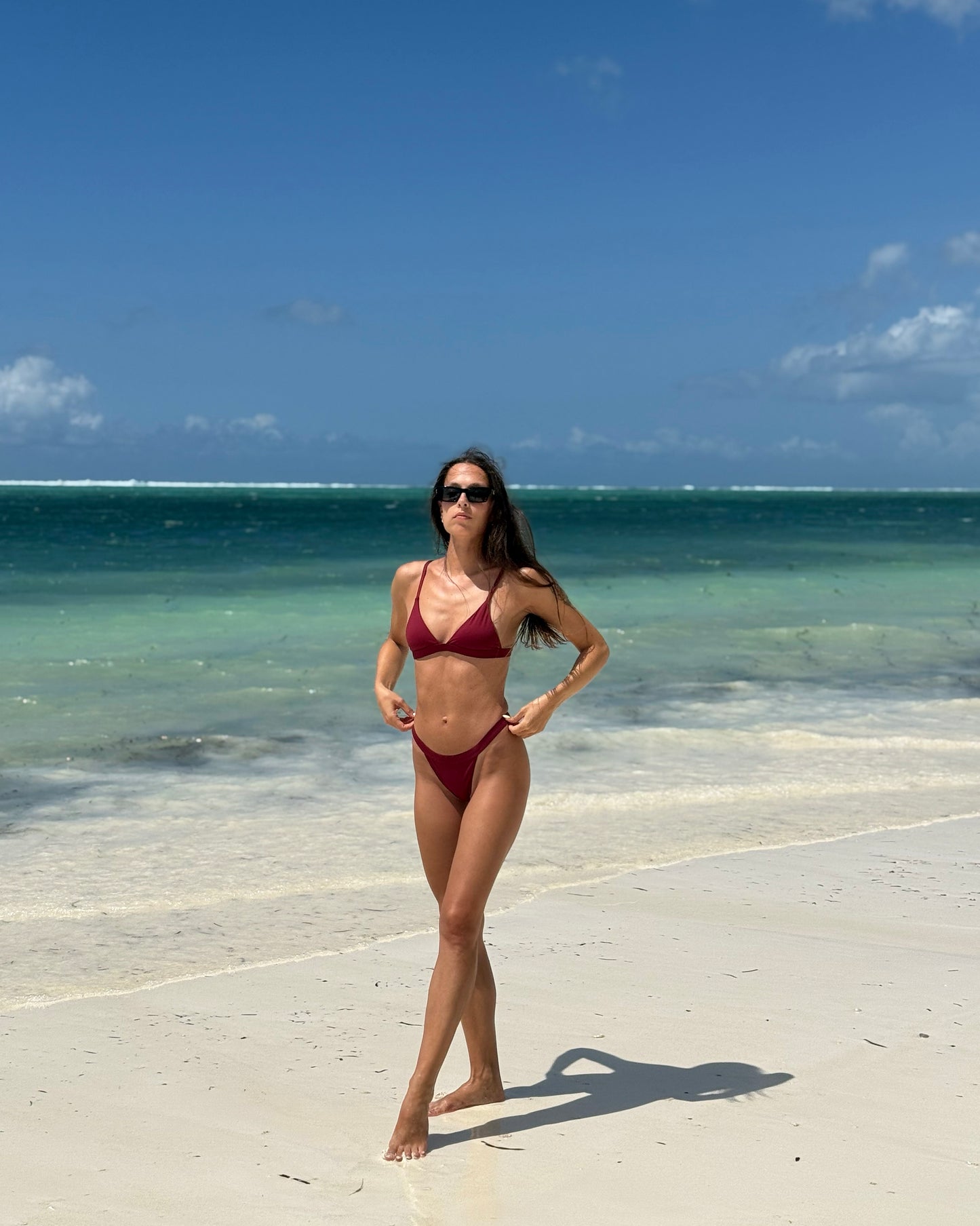 NEFELI BIKINI - Burgundy