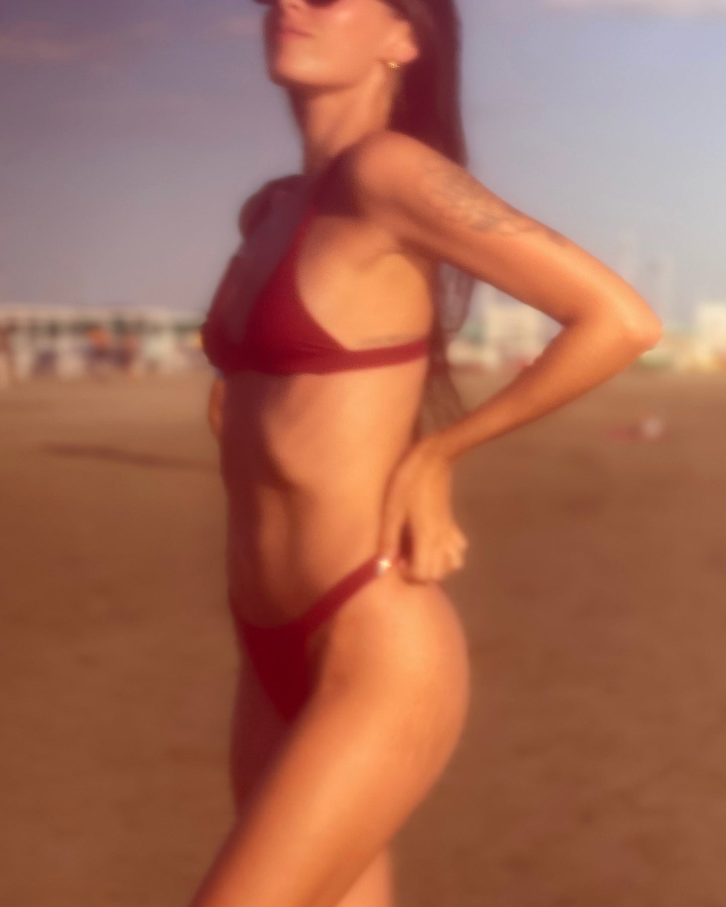 NEFELI BIKINI - Burgundy