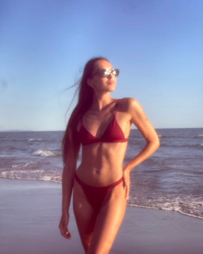 NEFELI BIKINI - Burgundy