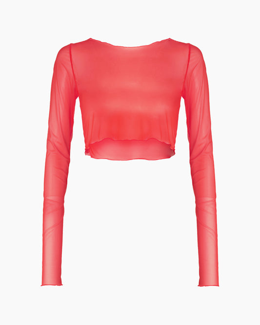 METI TOP - CORAL RED