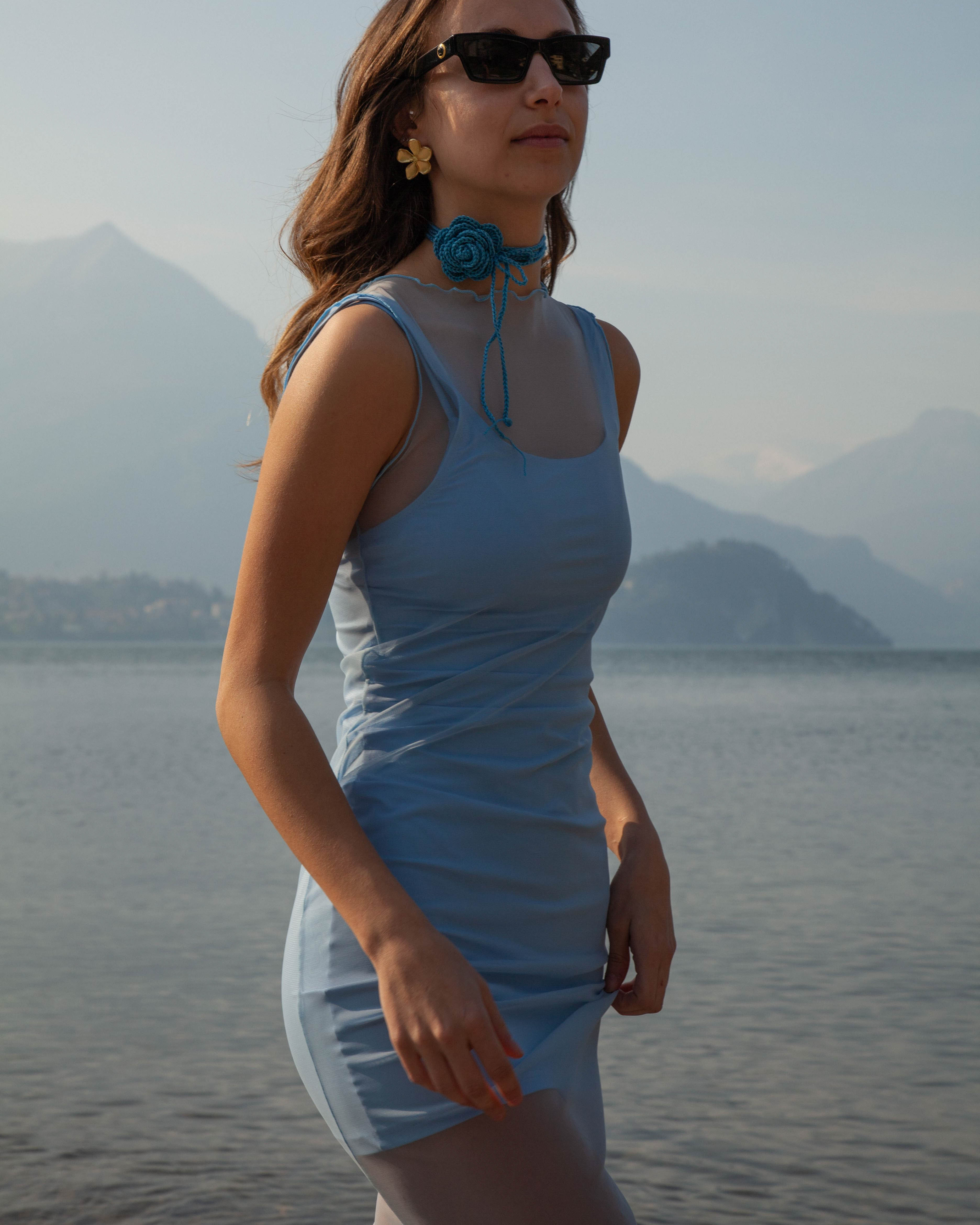 CALIPSO DRESS - Sky Blue