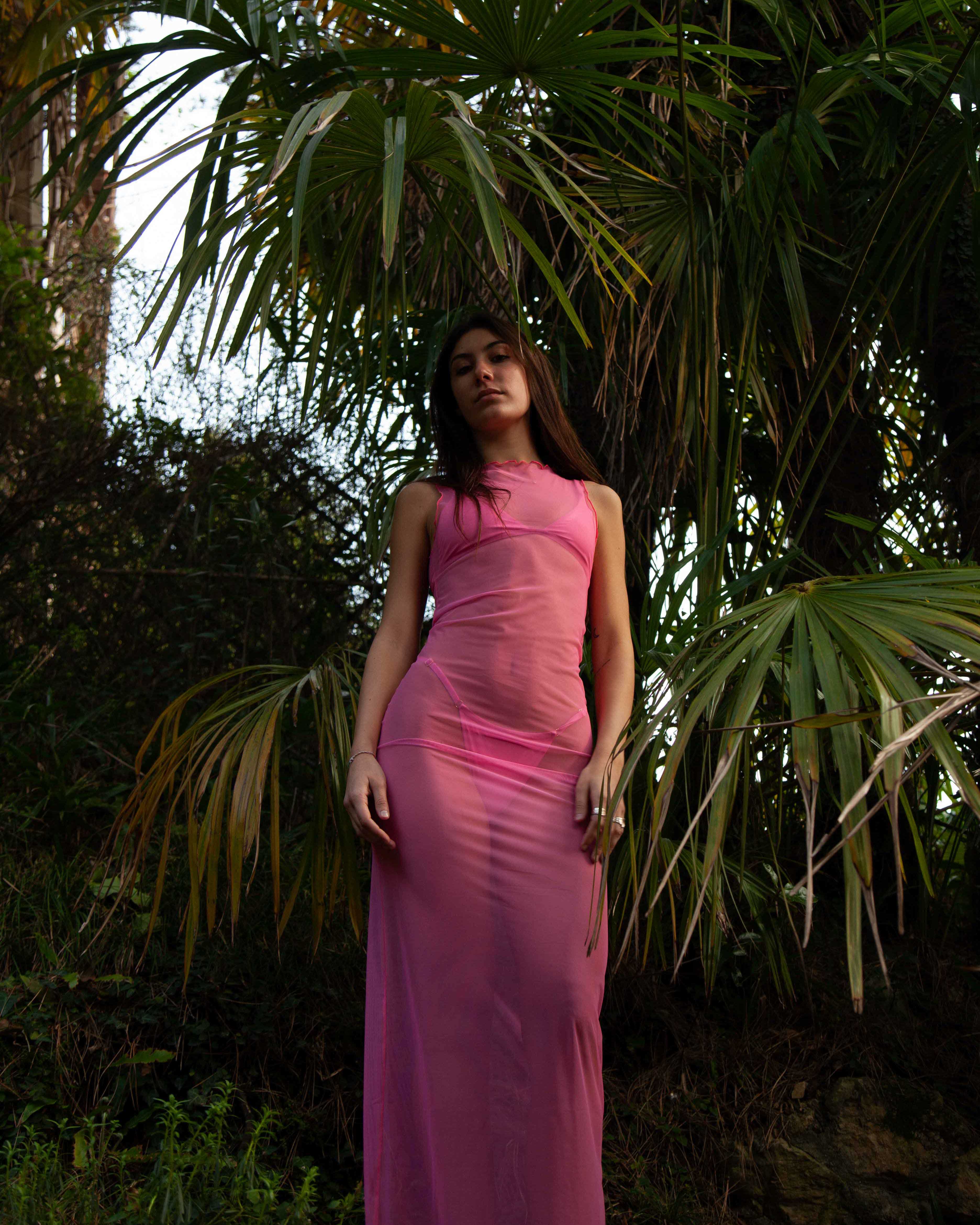 CALIPSO DRESS - Floral Pink