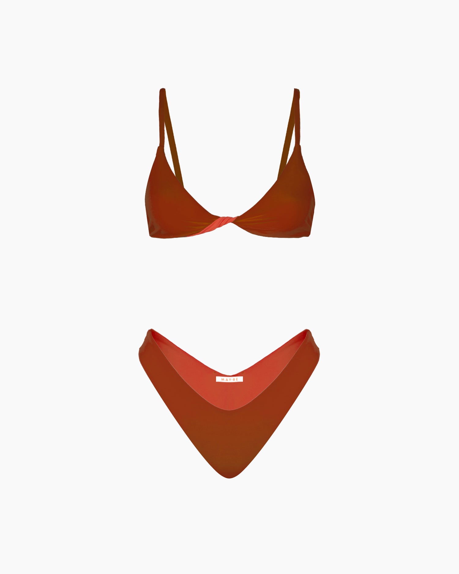 NEREA BIKINI - Terracotta & Burnt