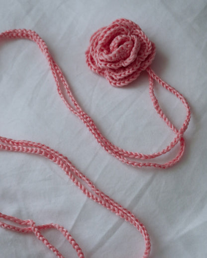 ROSE CROCHET CHOKER